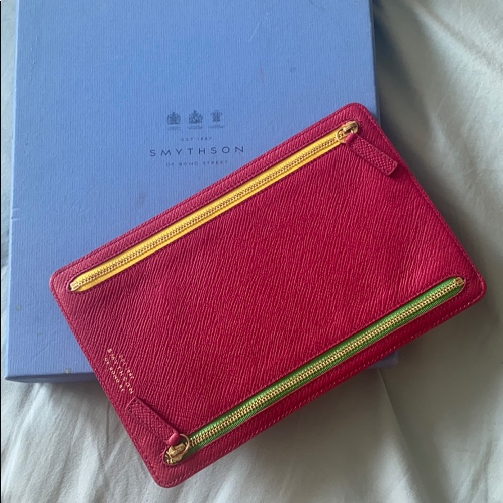 SMYTHSON zip Multi-currency wallet